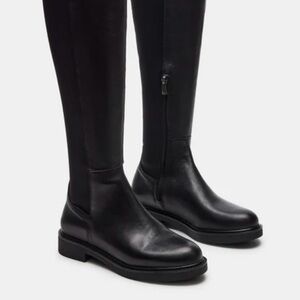 Brand new Steve Madden Lexington leather black boots size 11